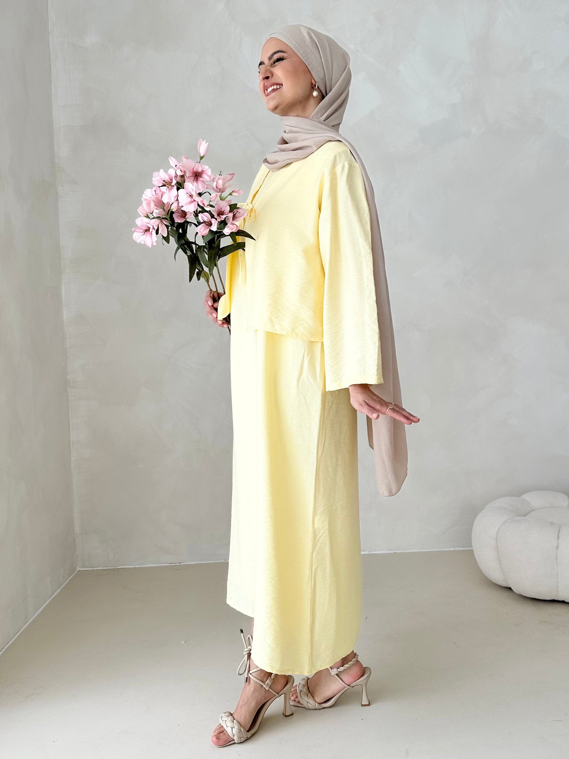 Robe cloche deux pièces