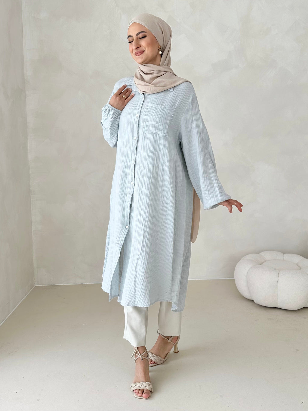 Tunique en mousseline