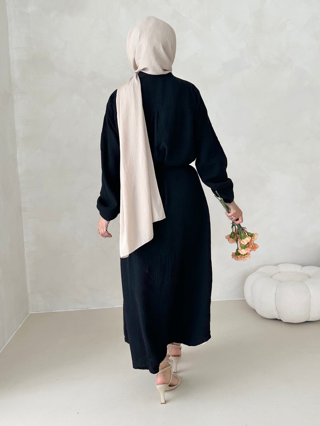 Robe en mousseline AVEC CEINTURE