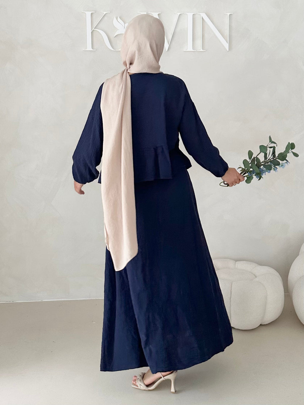 Costume deux pièces JUPE en mousseline AVEC LACETS