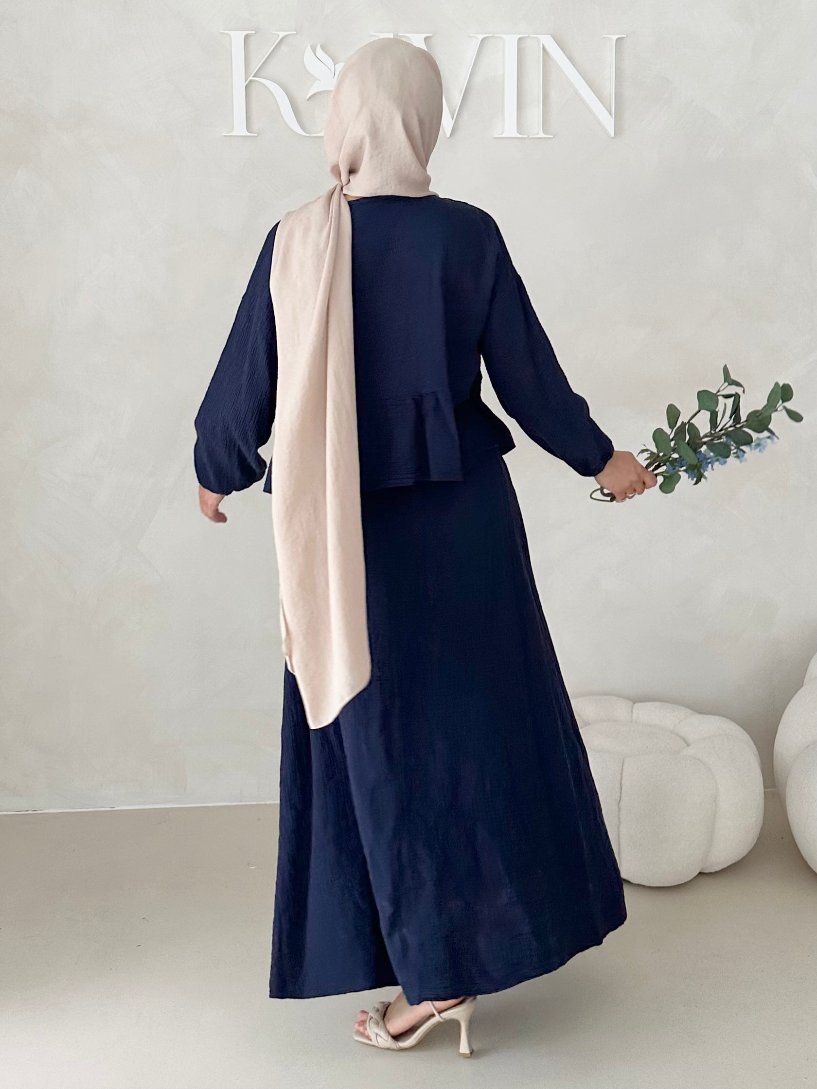 Costume deux pièces JUPE en mousseline AVEC LACETS