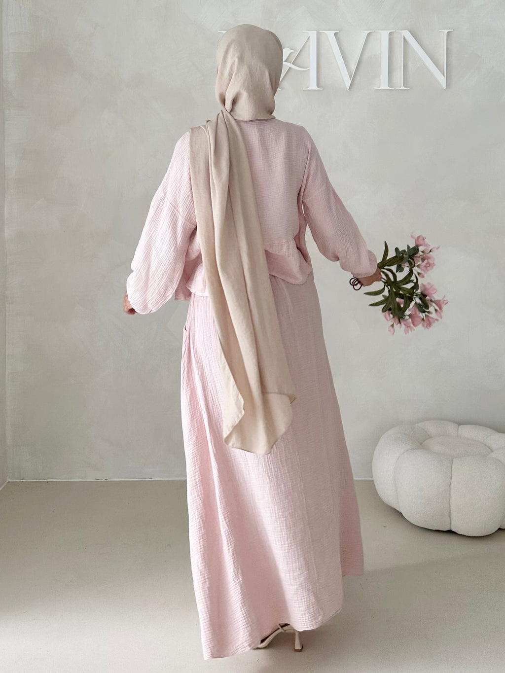 Costume deux pièces JUPE en mousseline AVEC LACETS