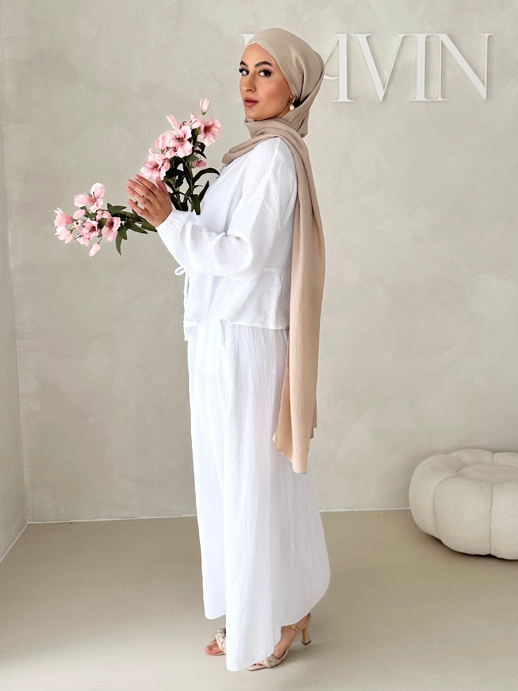 Costume deux pièces JUPE en mousseline AVEC LACETS