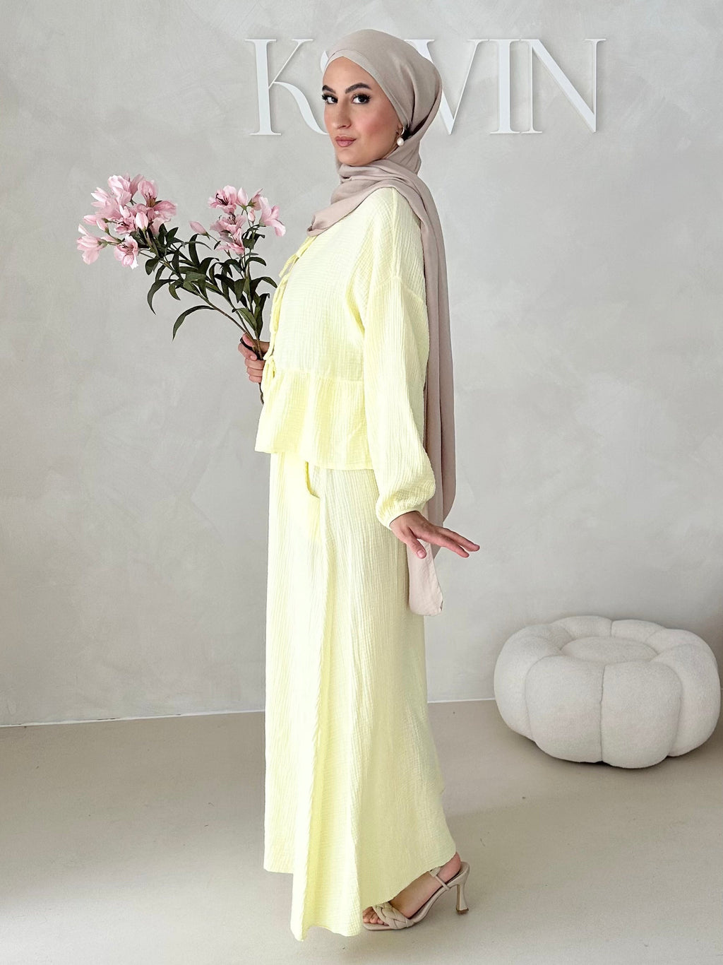 Costume deux pièces JUPE en mousseline AVEC LACETS