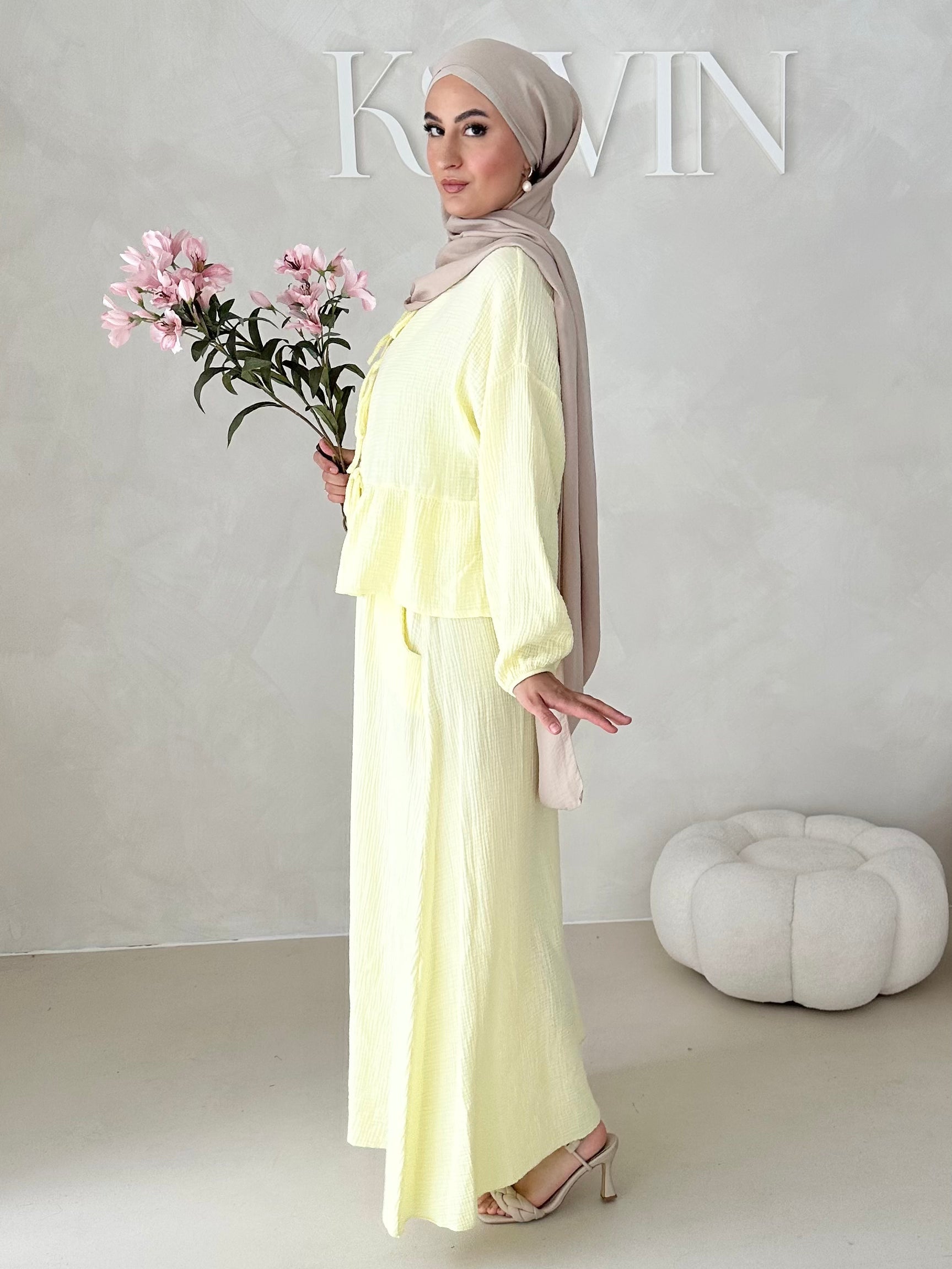 Costume deux pièces JUPE en mousseline AVEC LACETS