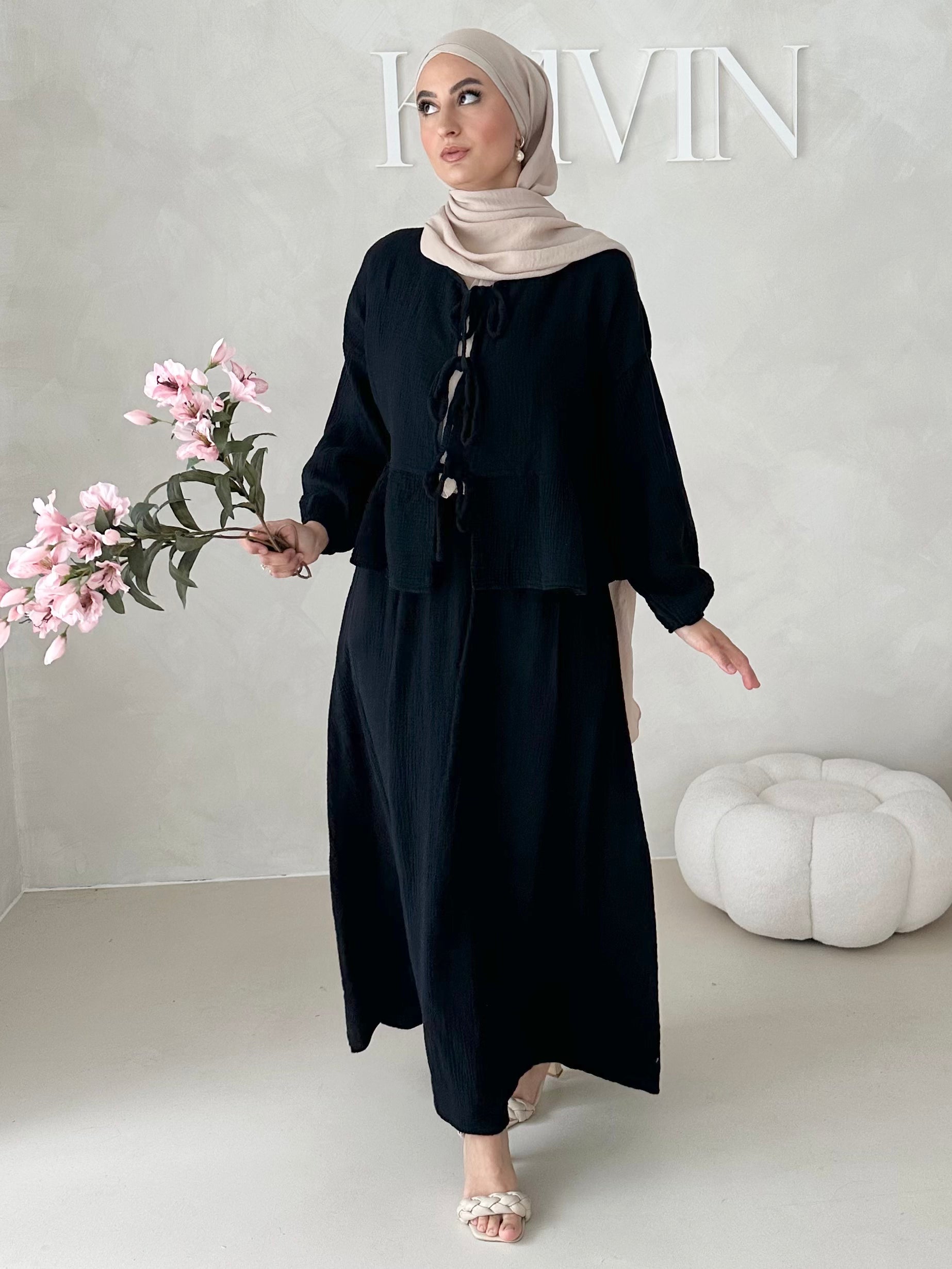 Costume deux pièces JUPE en mousseline AVEC LACETS