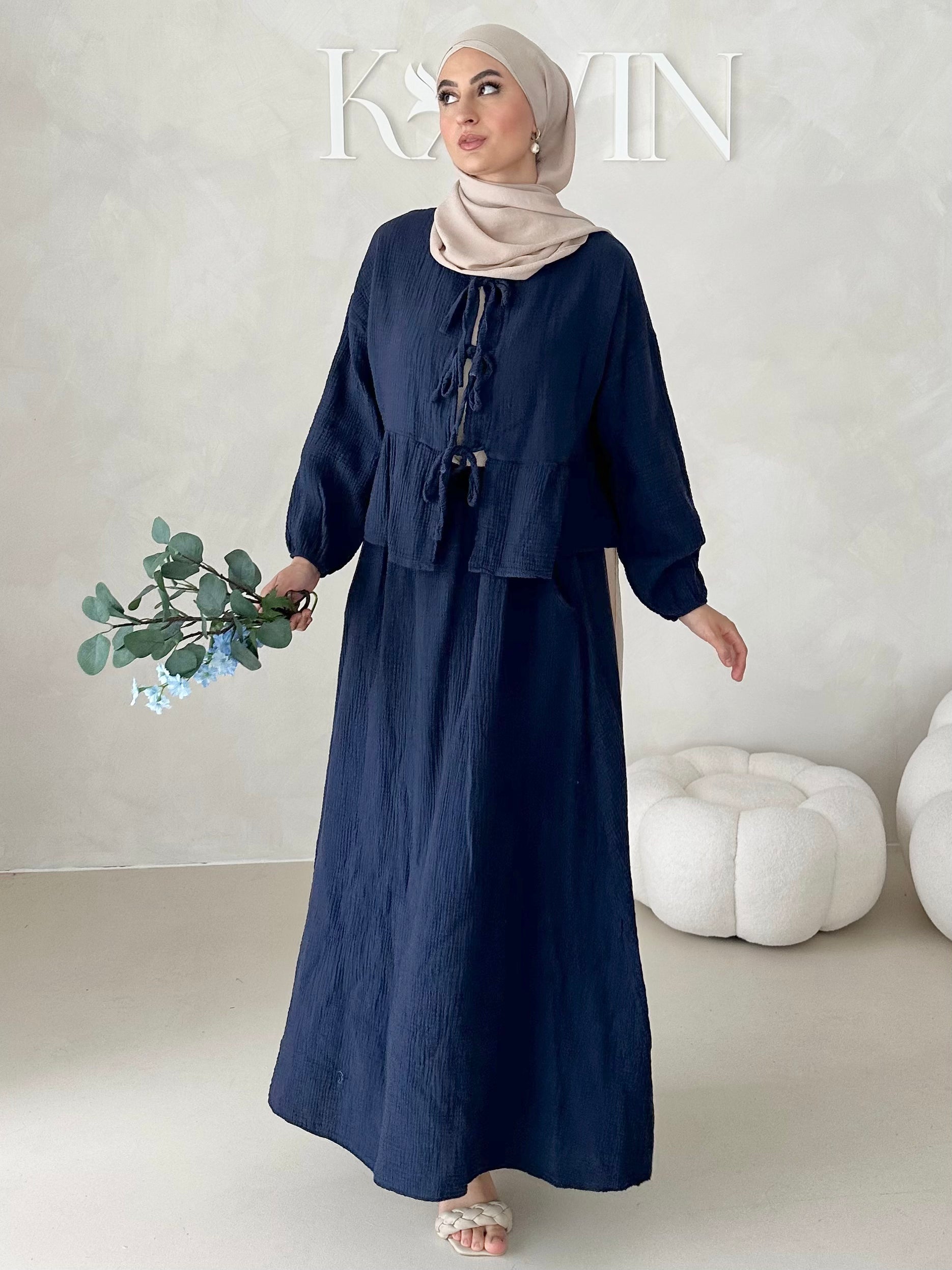 Costume deux pièces JUPE en mousseline AVEC LACETS