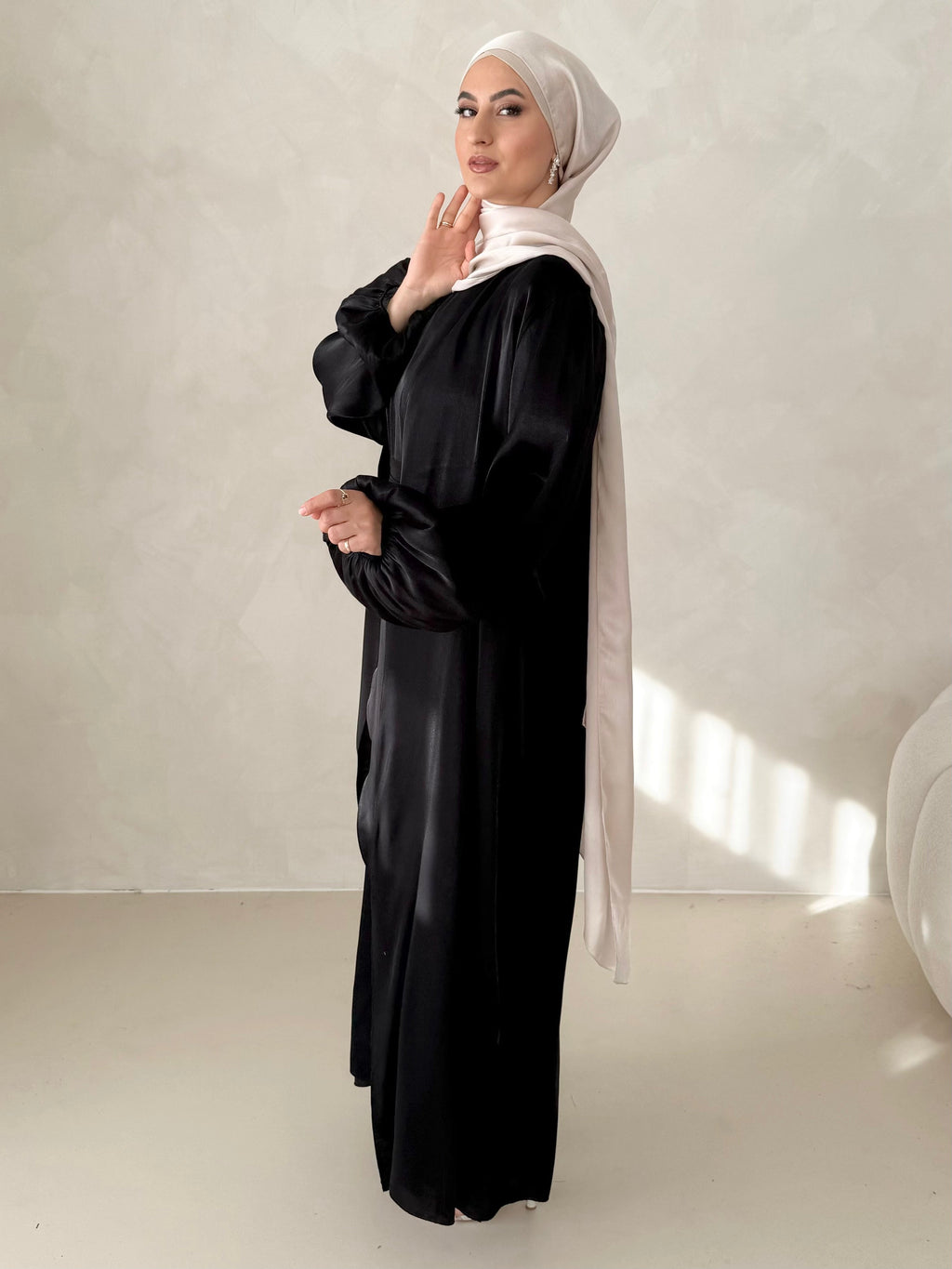 Abaya Hira haut de gamme 2 pièces