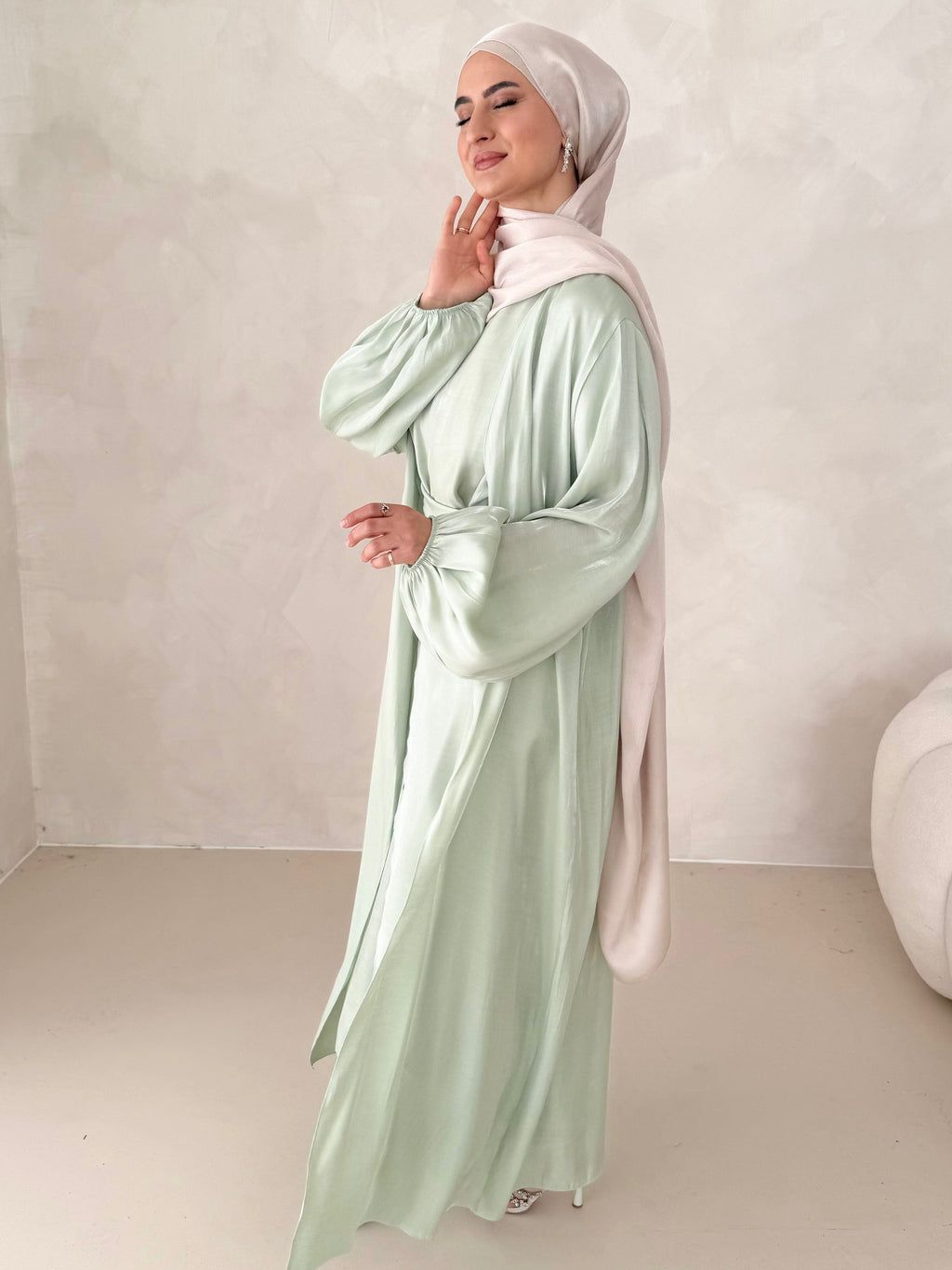 Abaya Hira haut de gamme 2 pièces