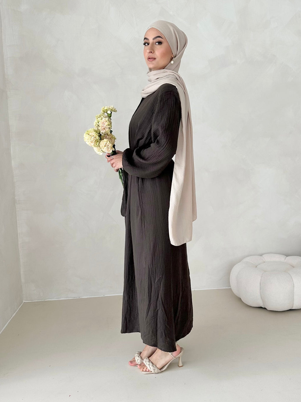 Robe en mousseline AVEC CEINTURE