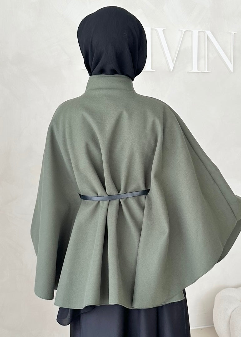 Cape avec ceinture