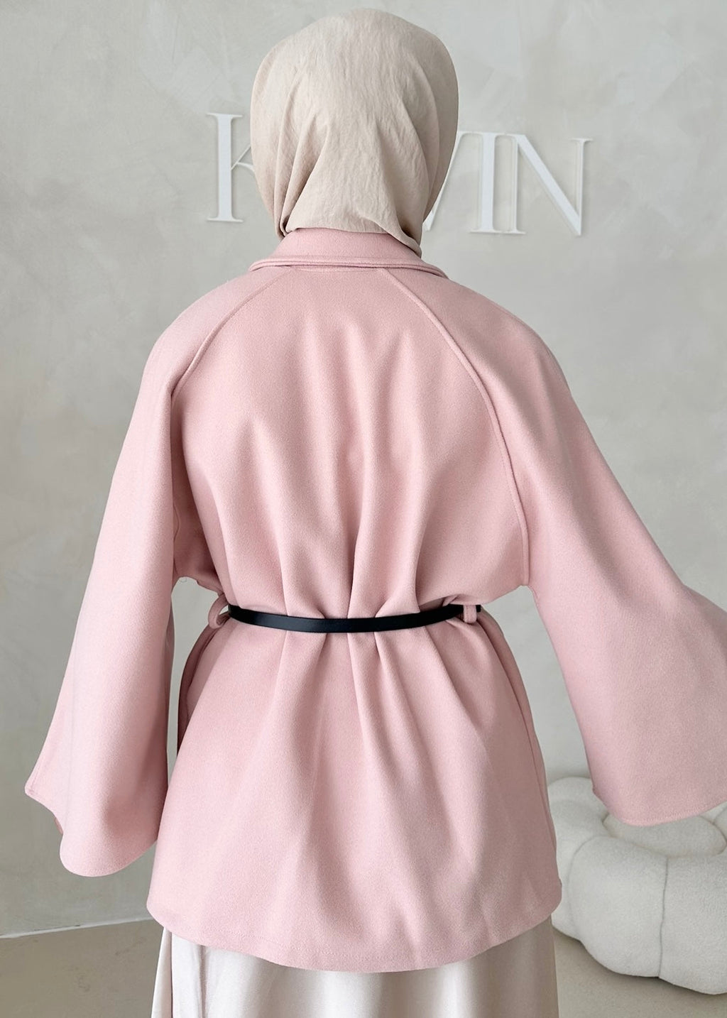 Veste blazer avec ceinture