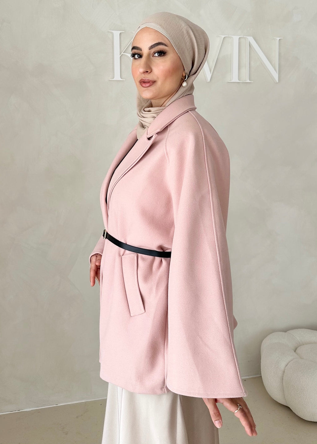 Veste blazer avec ceinture