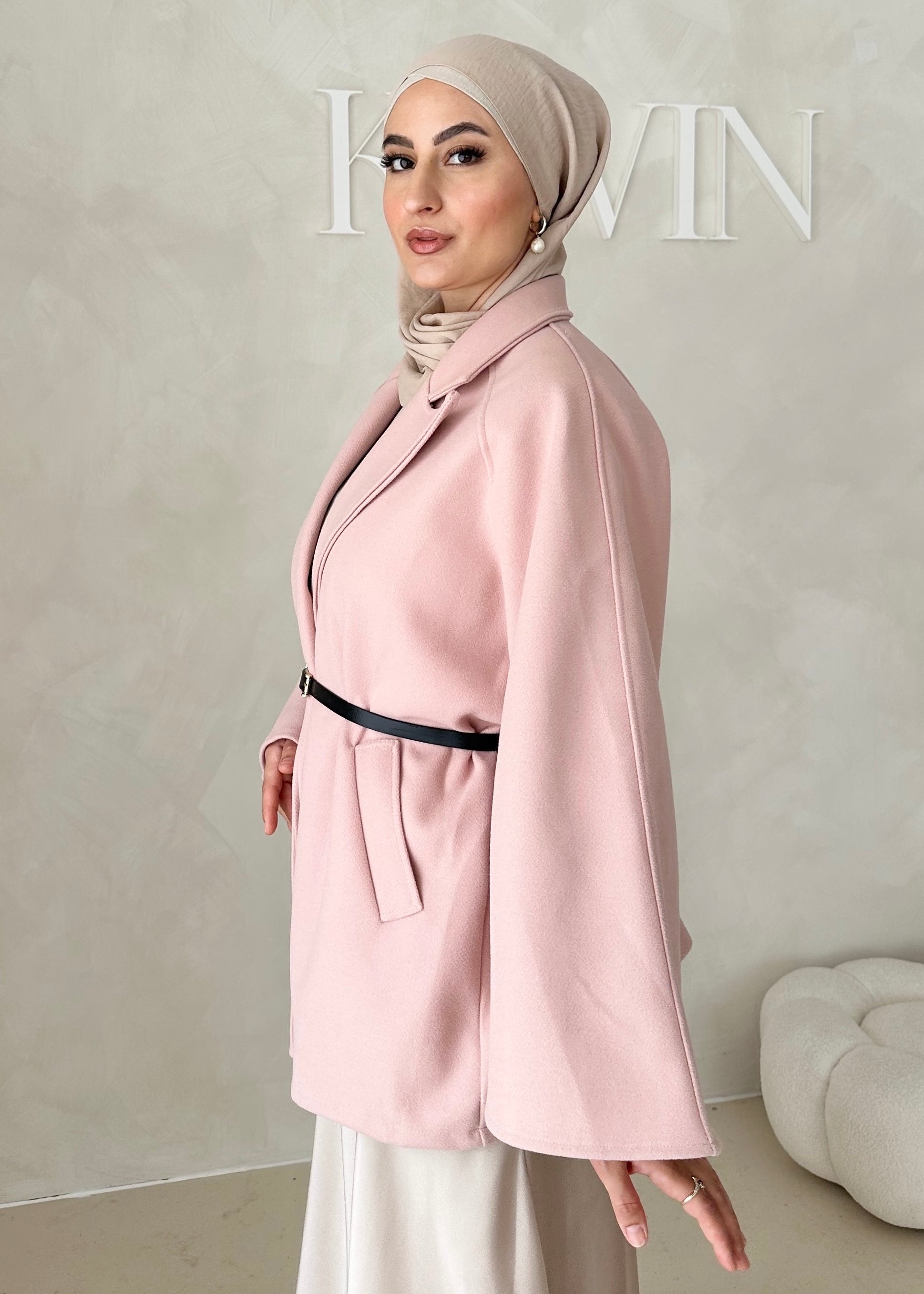 Veste blazer avec ceinture