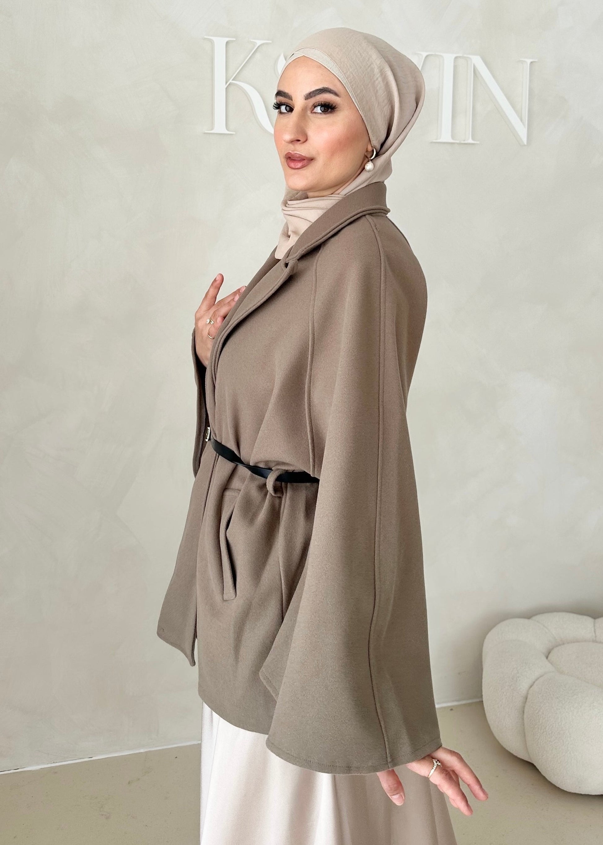 Veste blazer avec ceinture