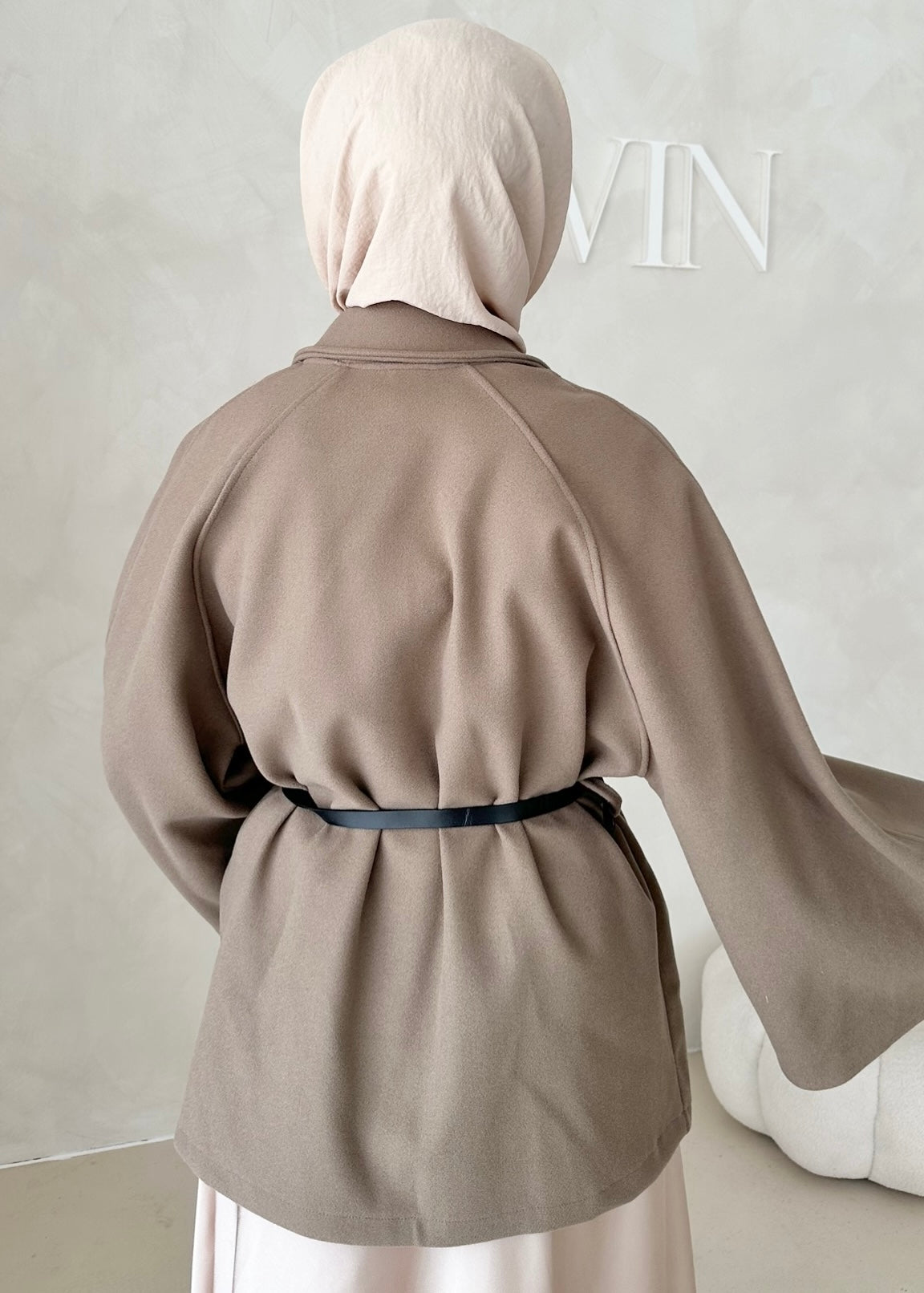 Veste blazer avec ceinture