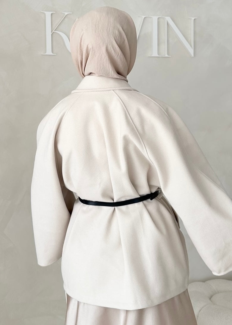 Veste blazer avec ceinture