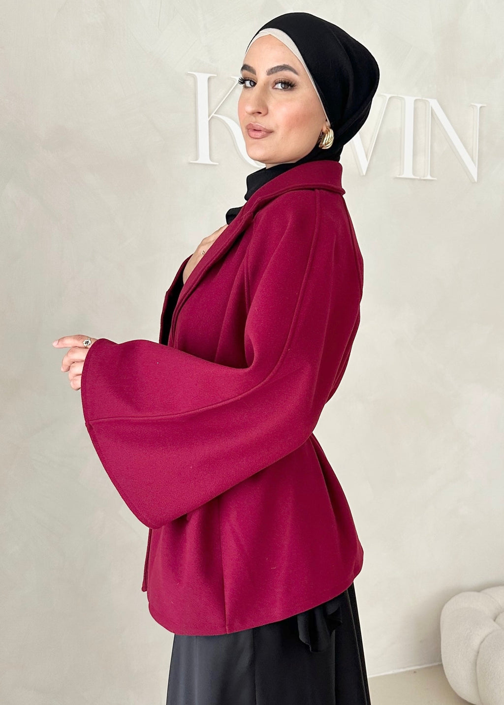 Veste blazer avec ceinture