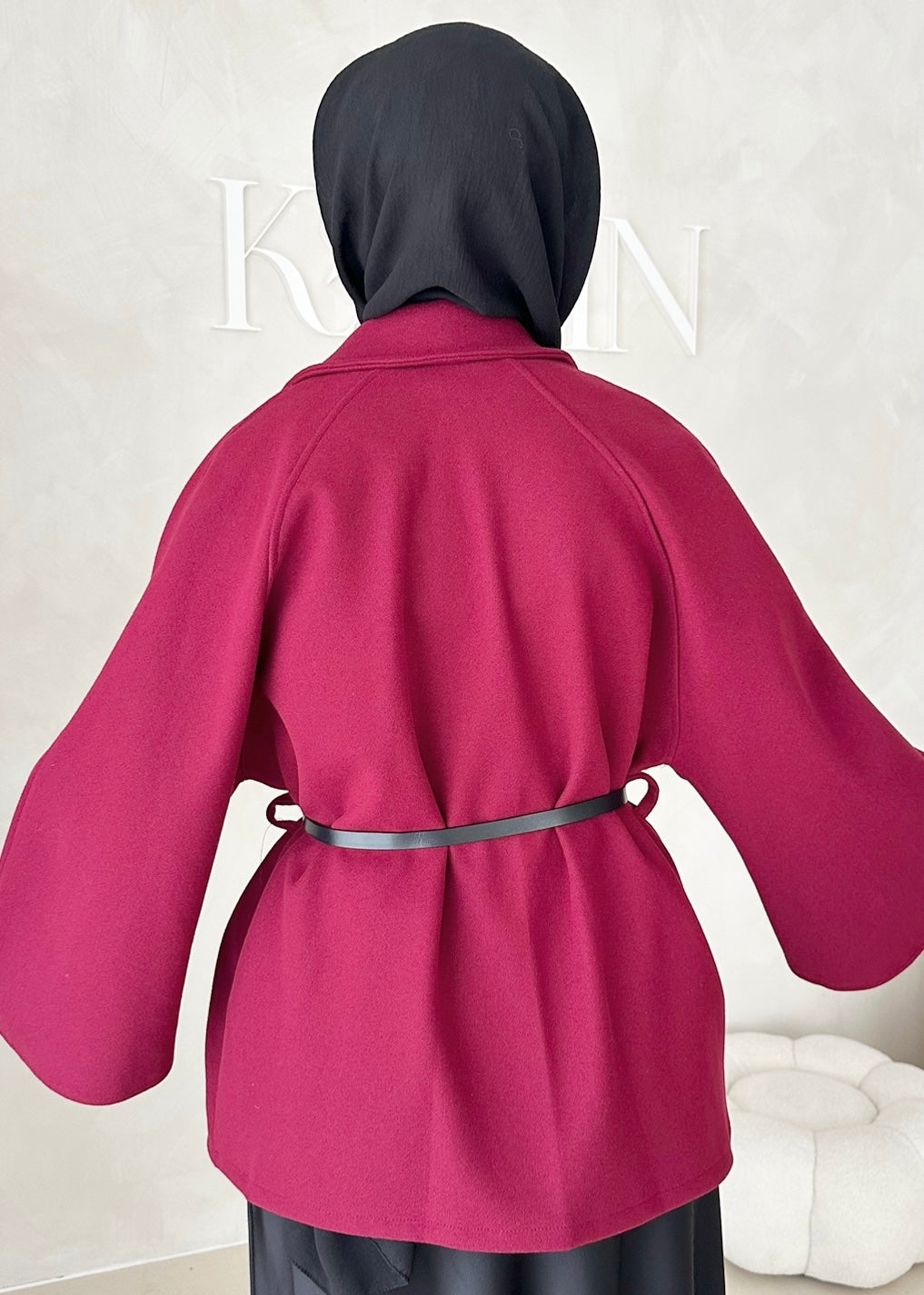 Veste blazer avec ceinture