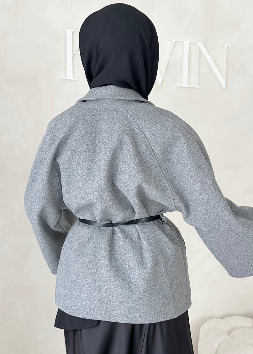 Veste blazer avec ceinture