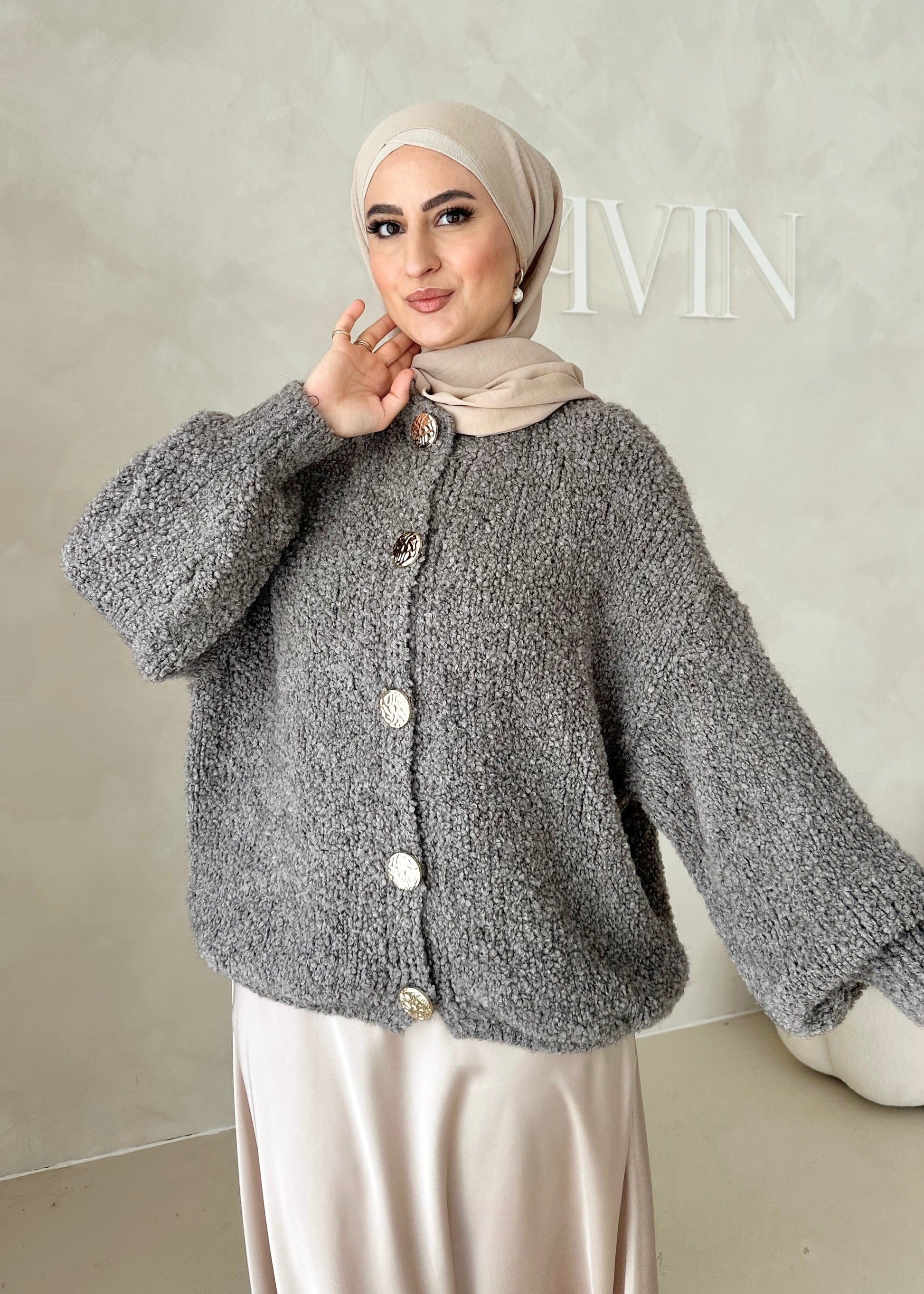 Cardigan en peluche
