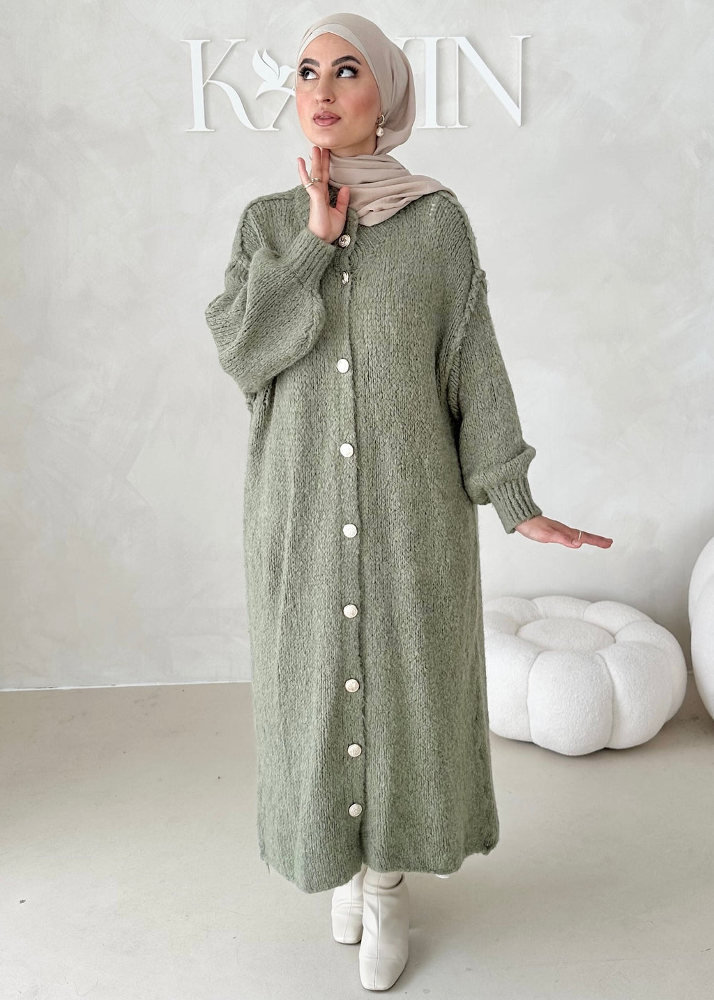 Cardigan LONG Cloche