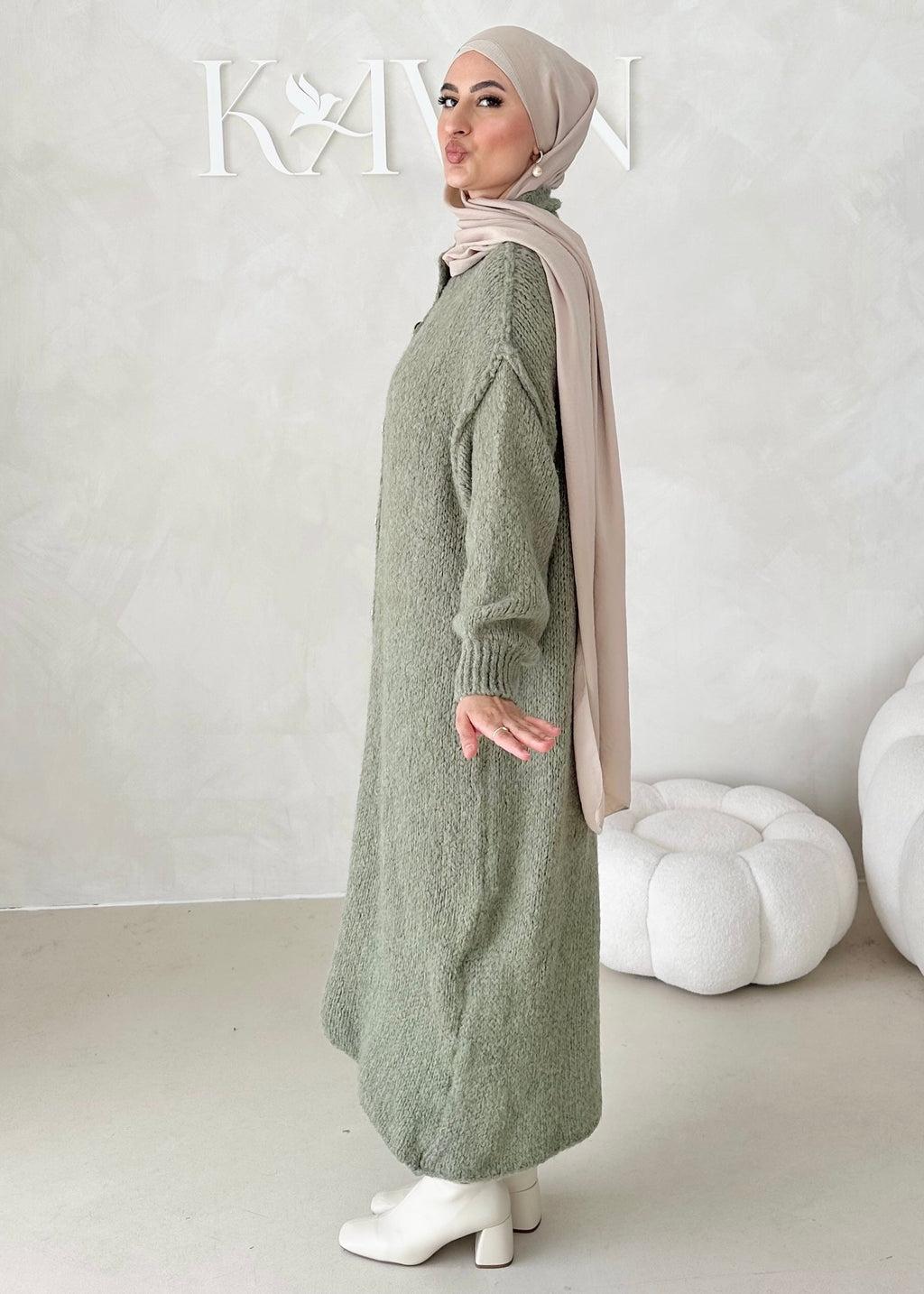 Cardigan LONG Cloche
