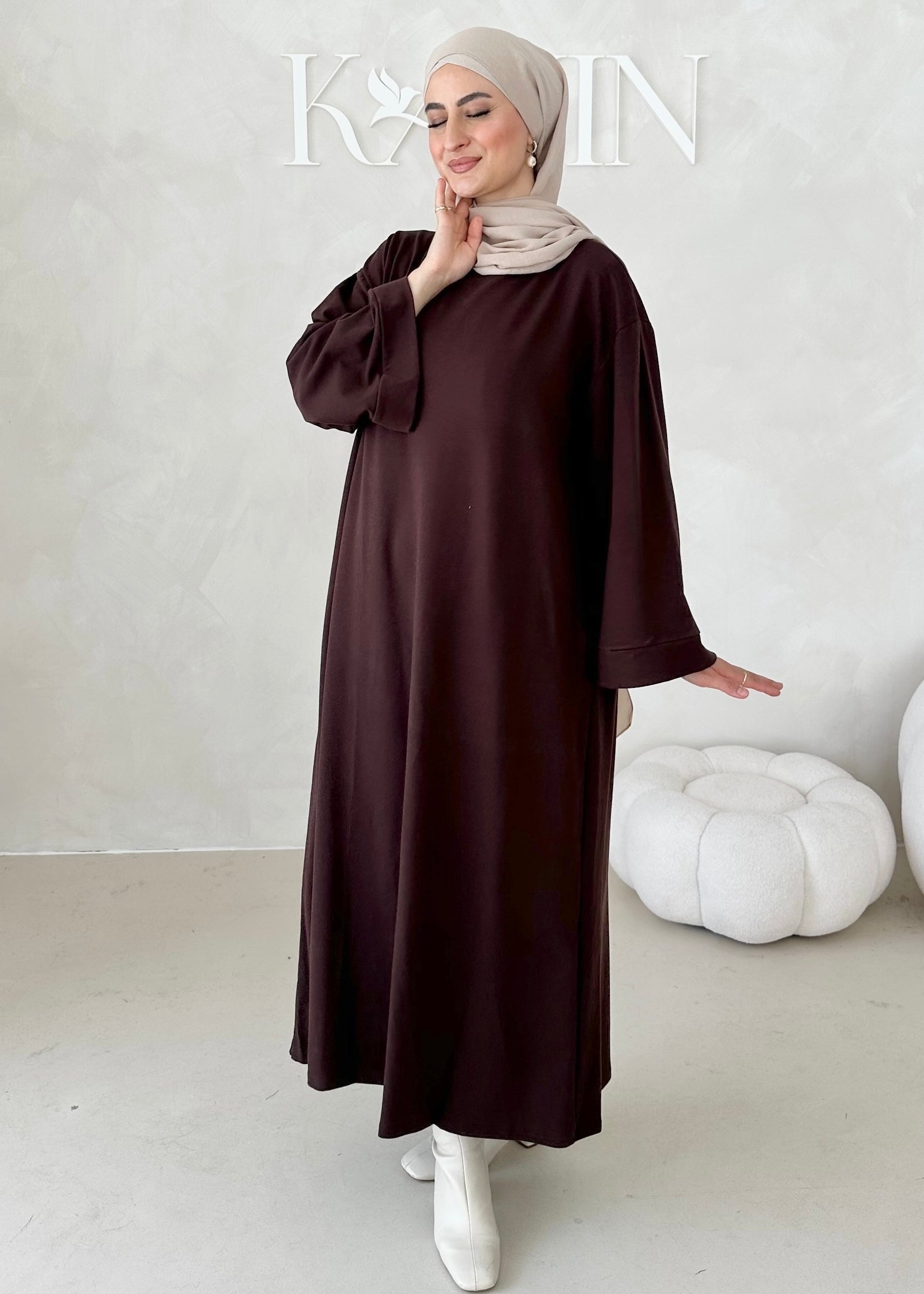 Robe confortable à manches larges