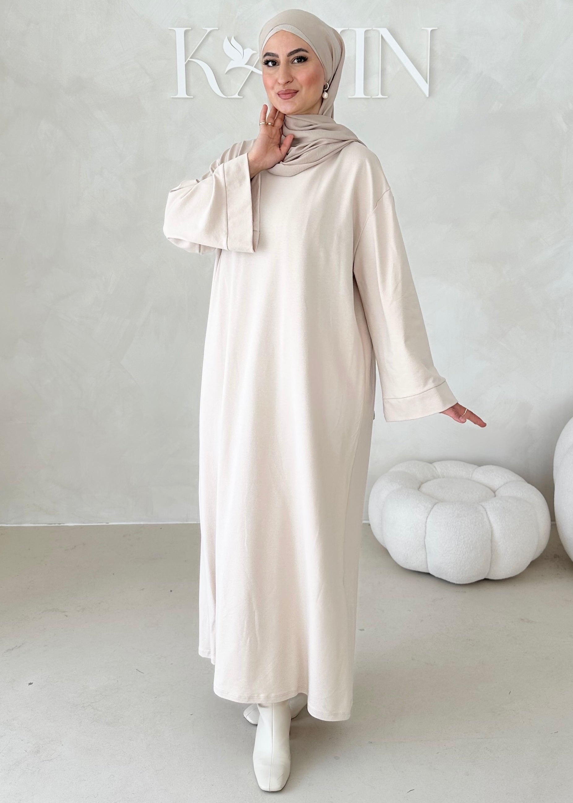 Robe confortable à manches larges