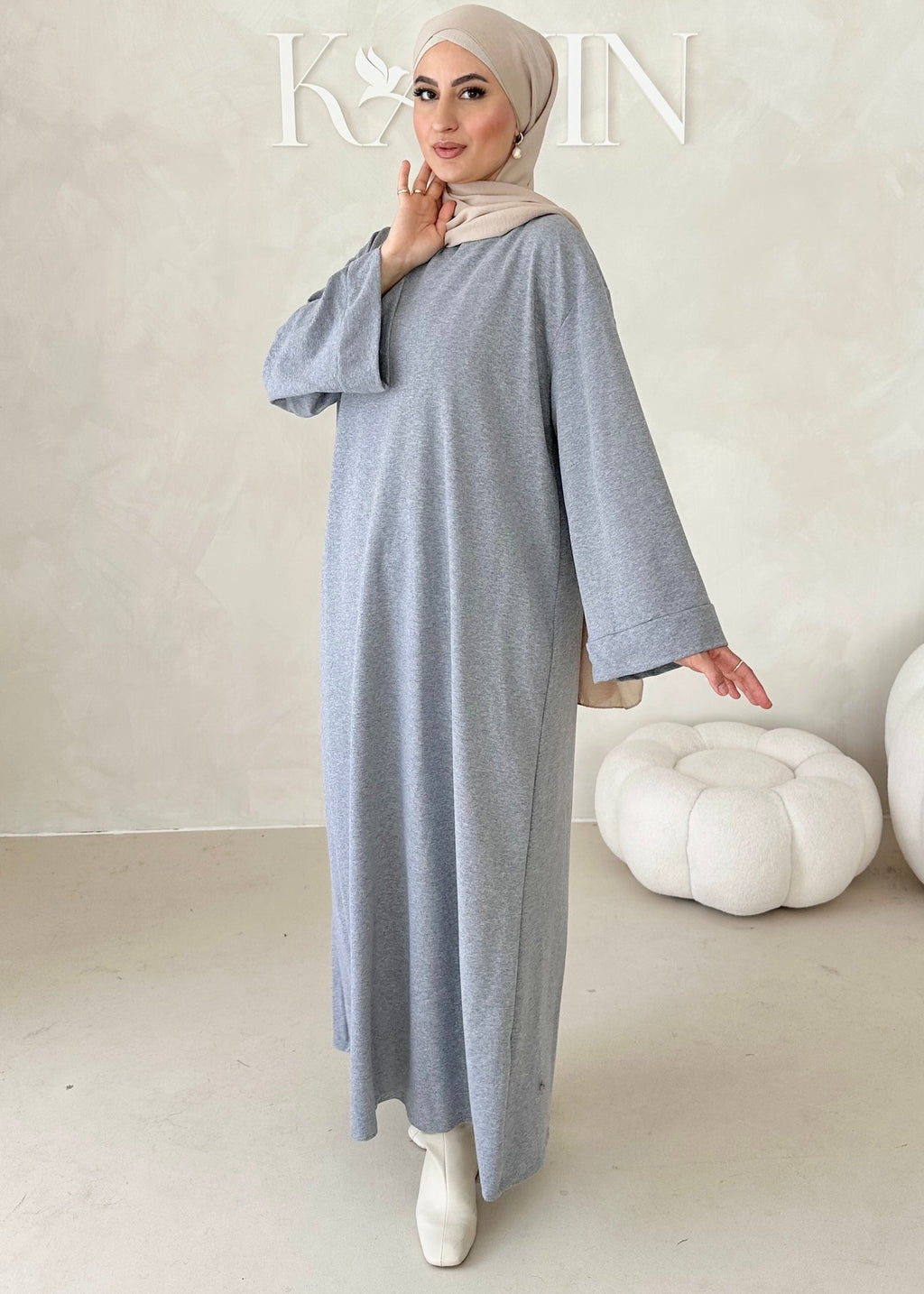 Robe confortable à manches larges