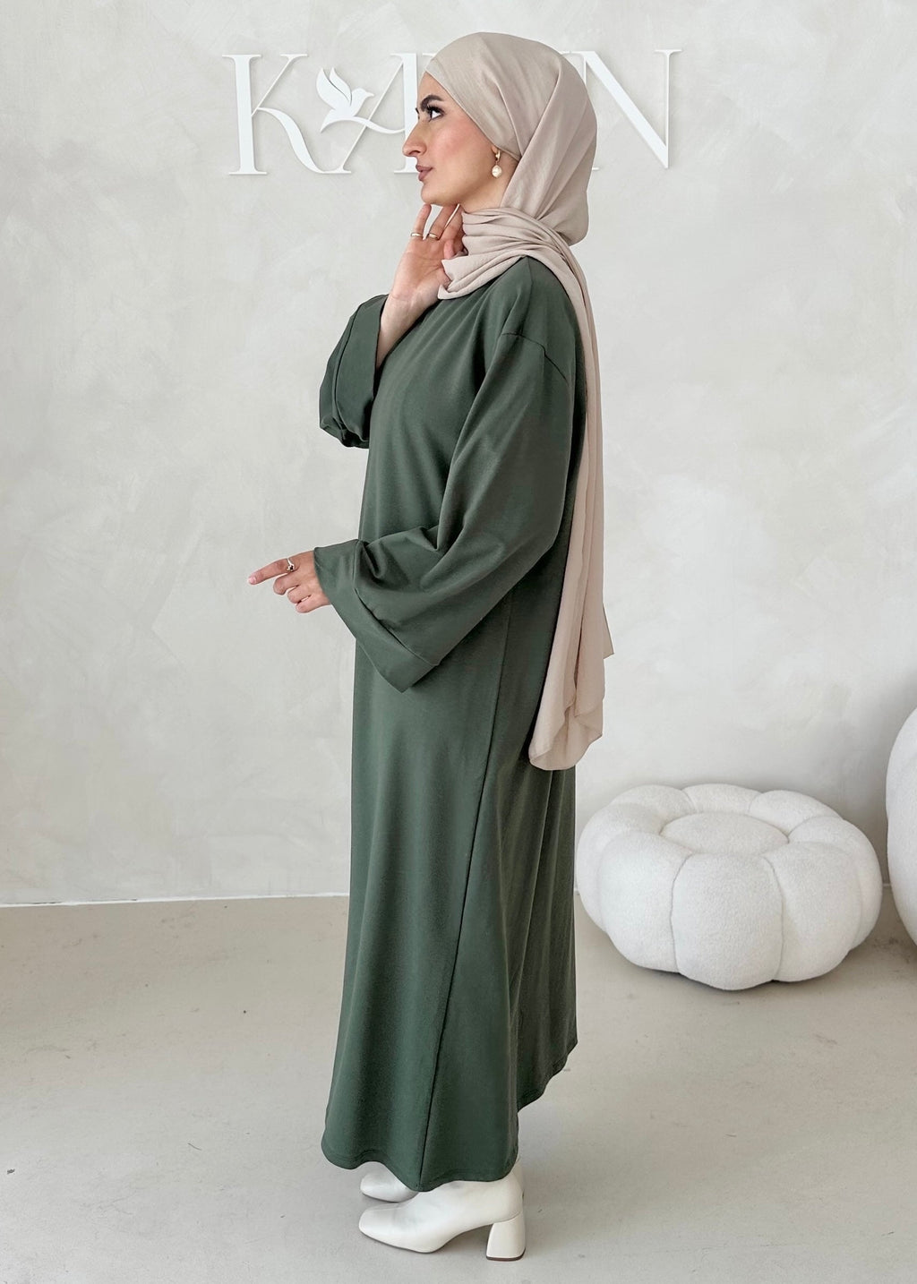 Robe confortable à manches larges