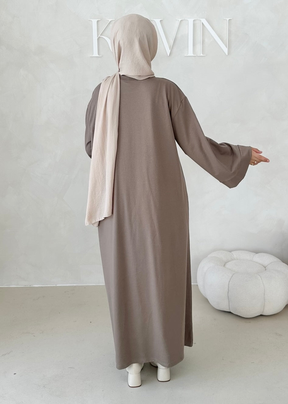 Robe confortable à manches larges