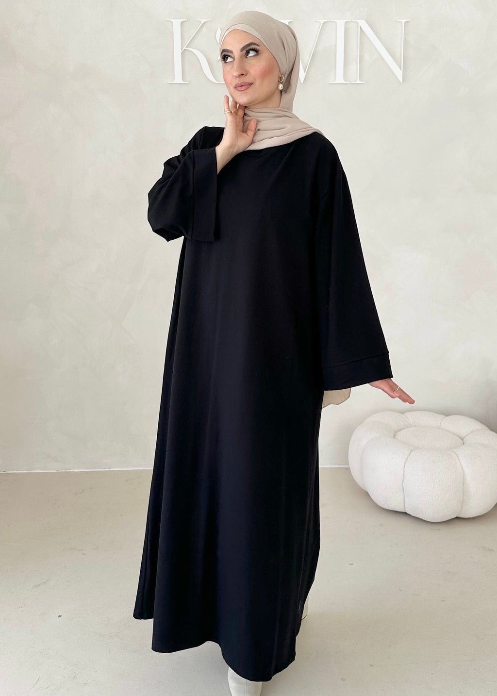 Robe confortable à manches larges