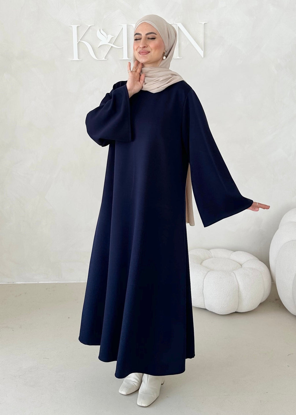 Robe à manches larges