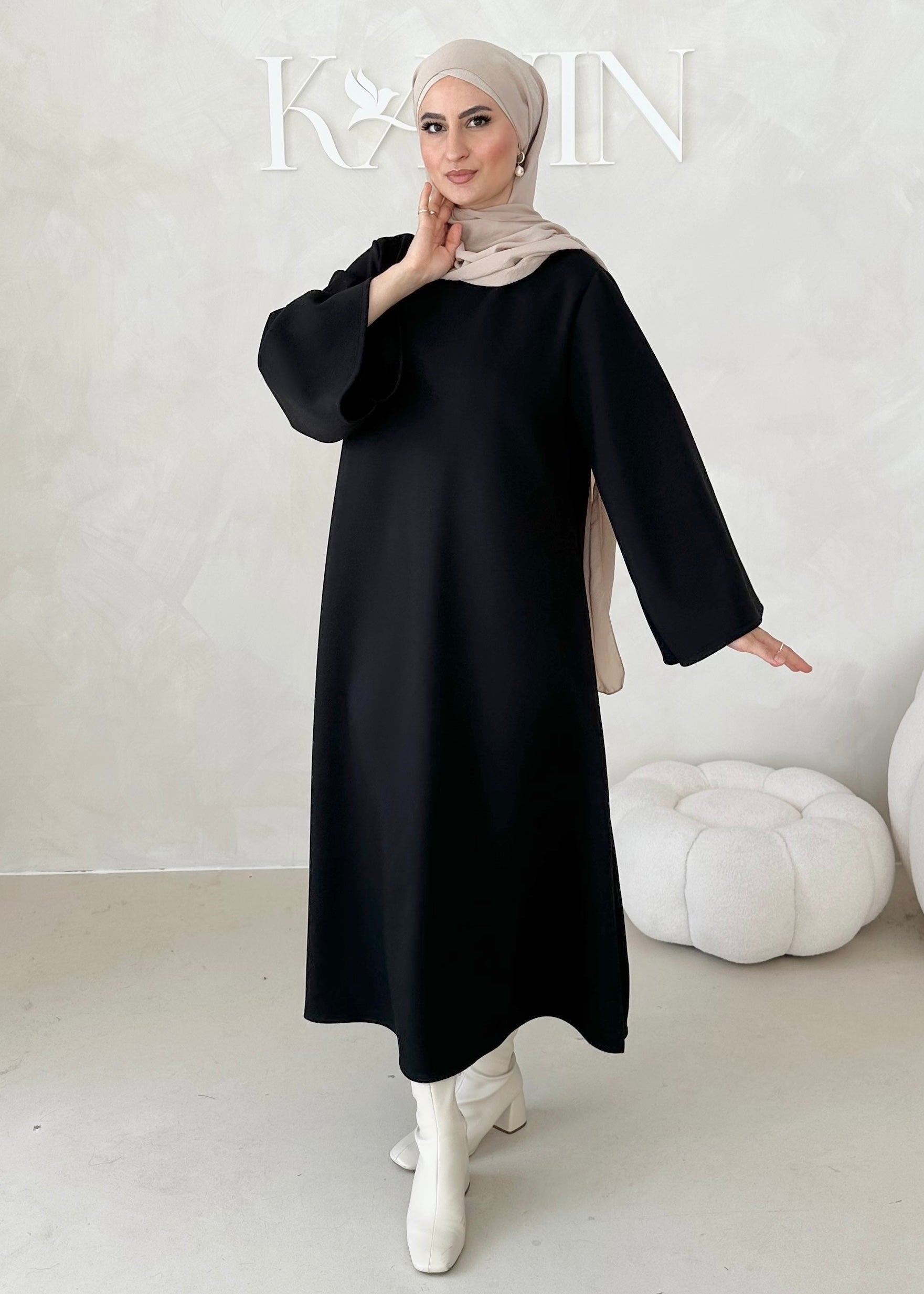 Robe à manches larges