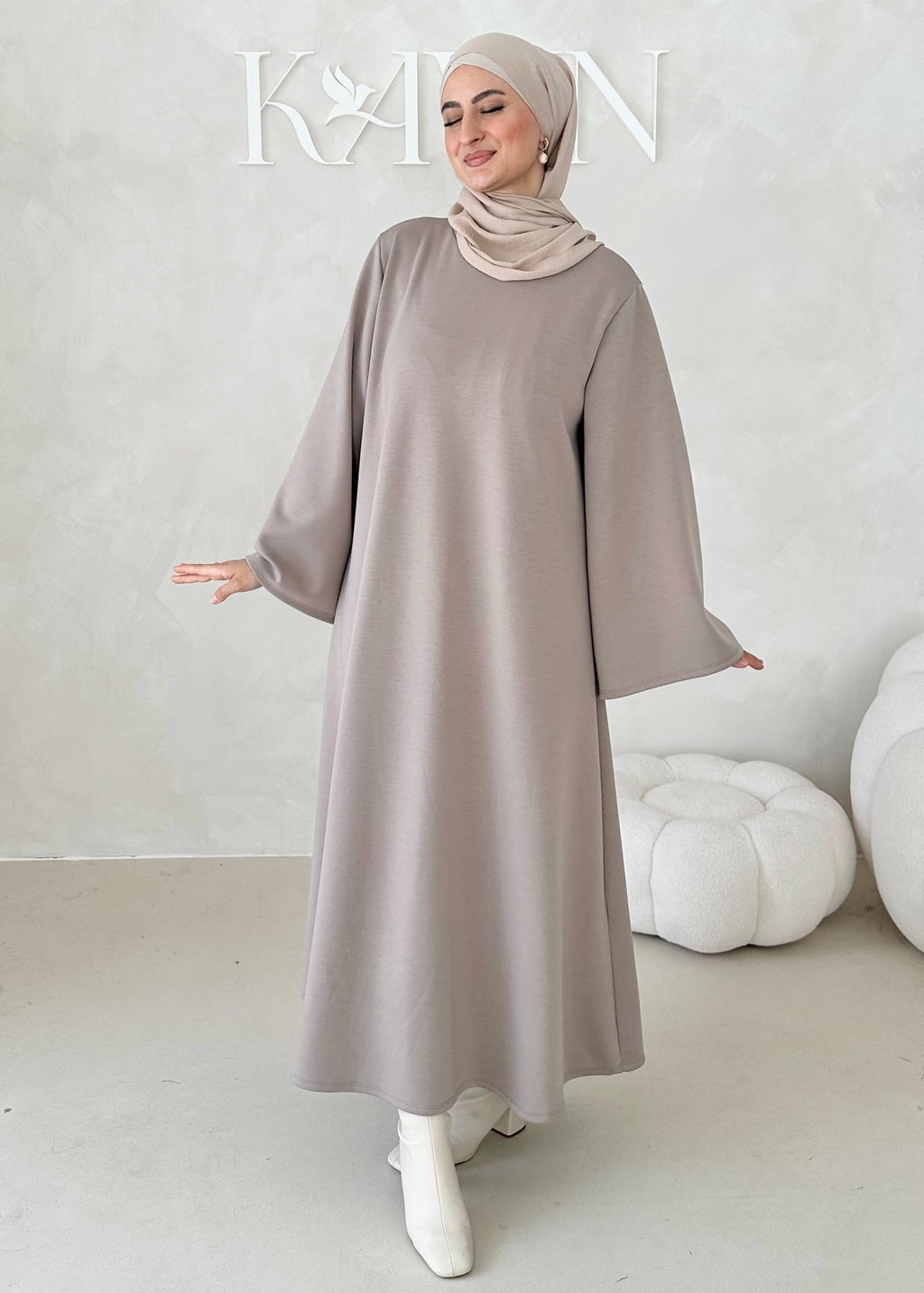 Robe à manches larges