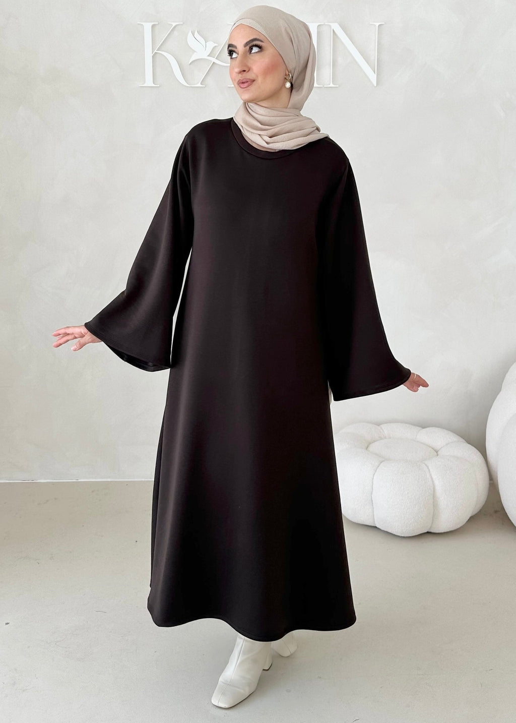 Robe à manches larges