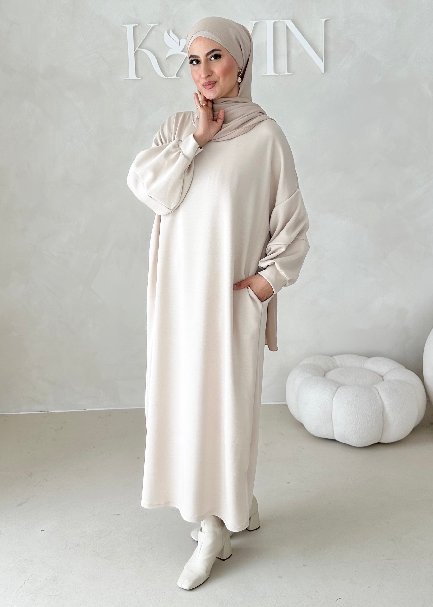 Robe à manches ballon