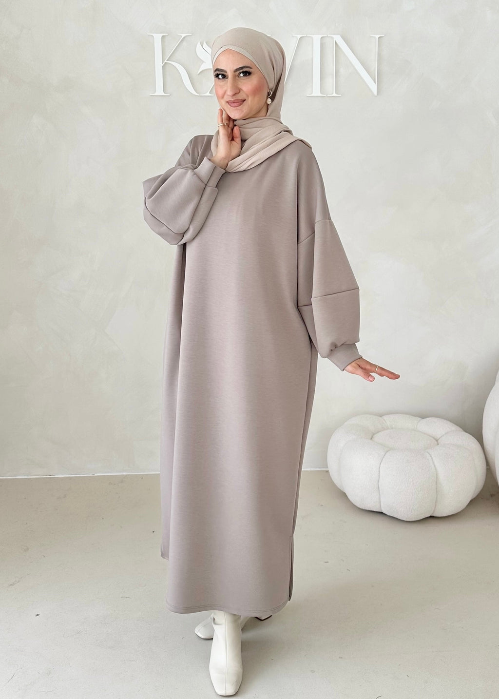 Robe à manches ballon