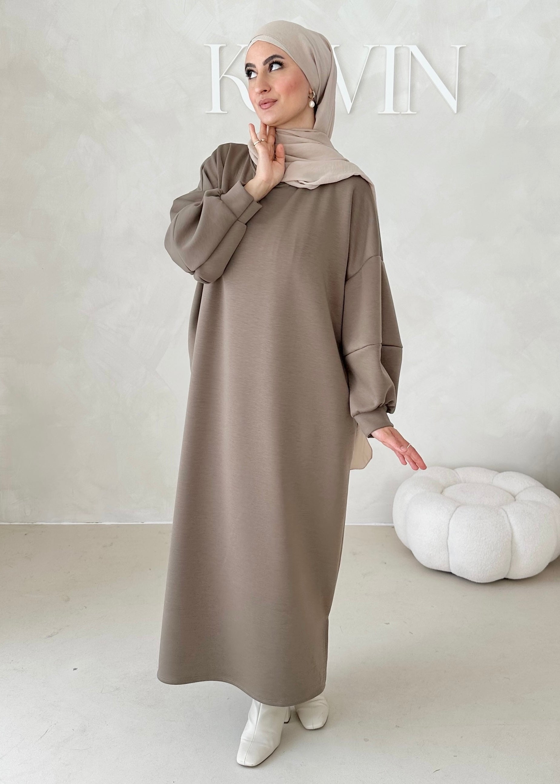 Robe à manches ballon