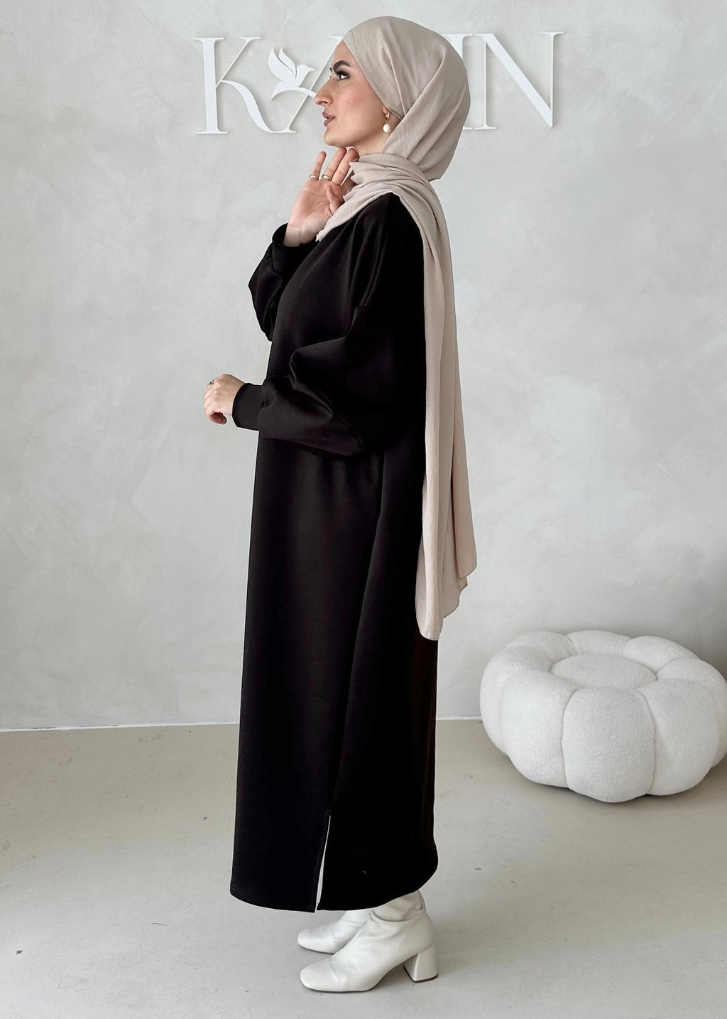 Robe à manches ballon