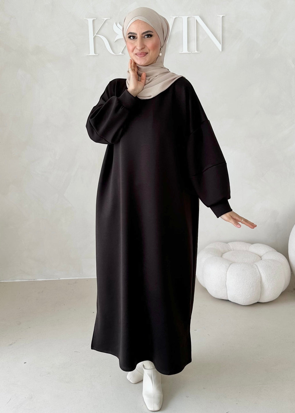 Robe à manches ballon