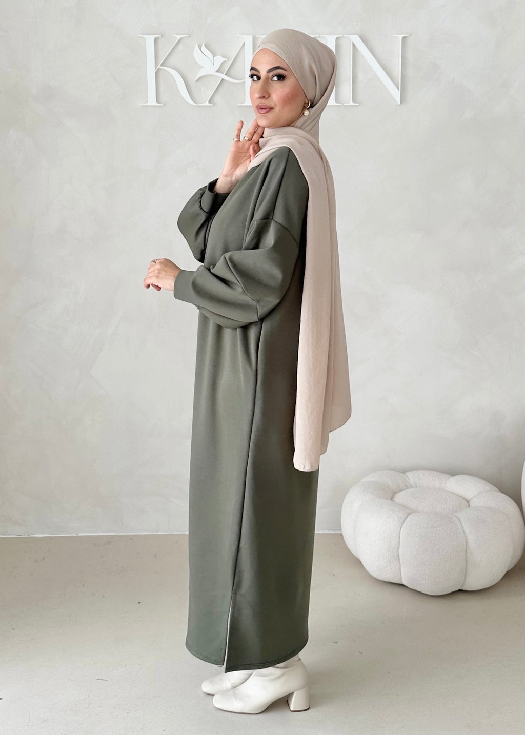 Robe à manches ballon