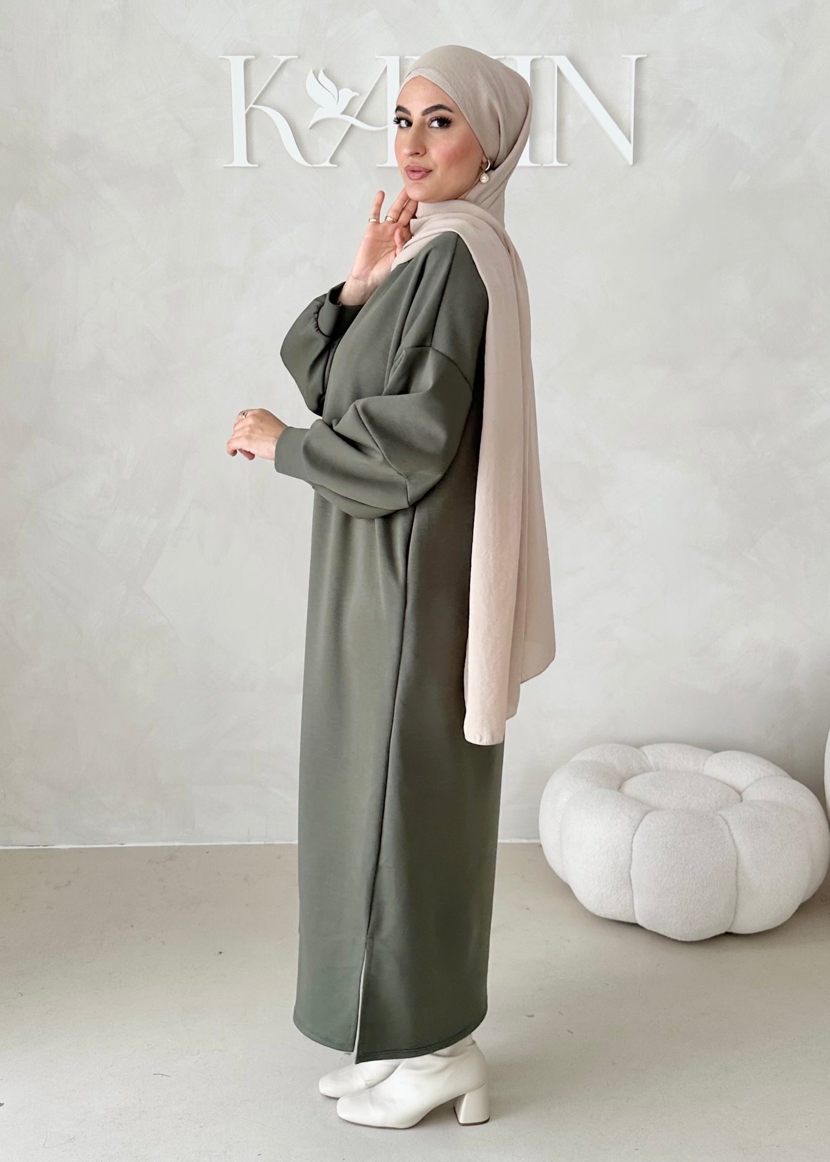 Robe à manches ballon