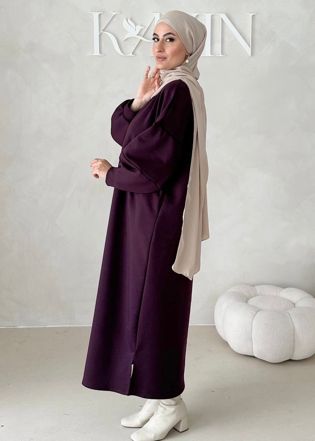 Robe à manches ballon