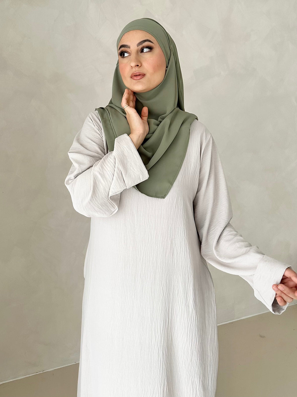Khimar MEDINA SOIE Einlagig