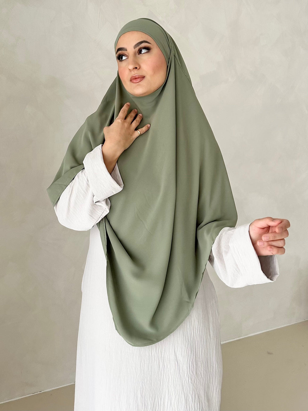 Khimar MEDINA SOIE Einlagig
