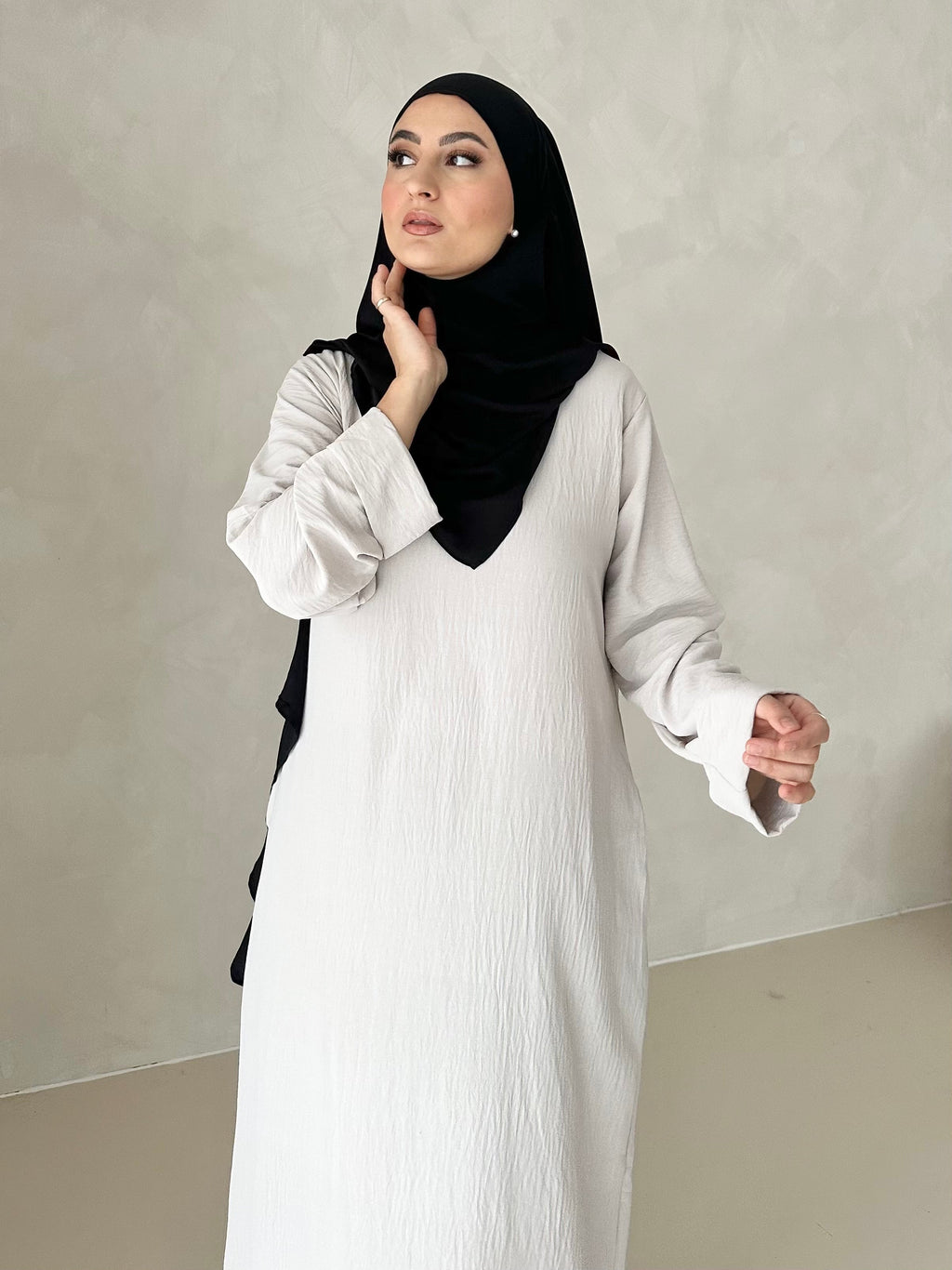 Khimar MEDINA SOIE Einlagig