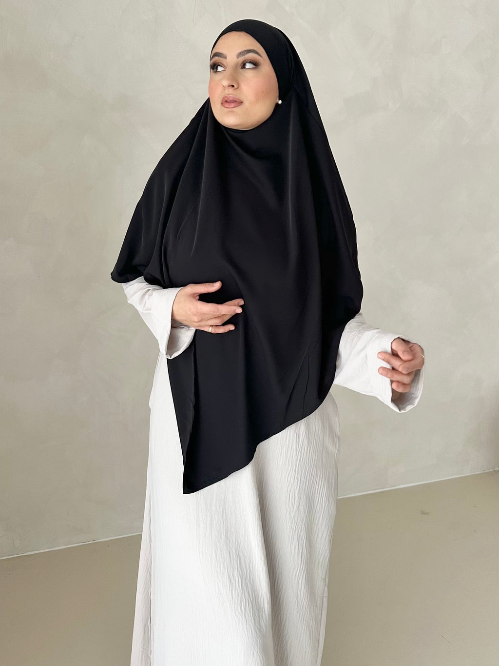 Khimar MEDINA SOIE Einlagig