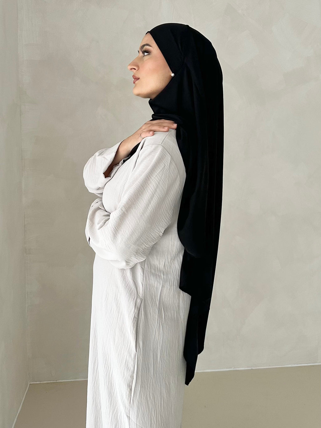 Khimar MEDINA SOIE Einlagig